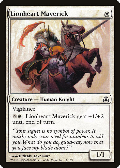 (英)勇猛な反対派 / Lionheart Maverick【GPT】 No.011