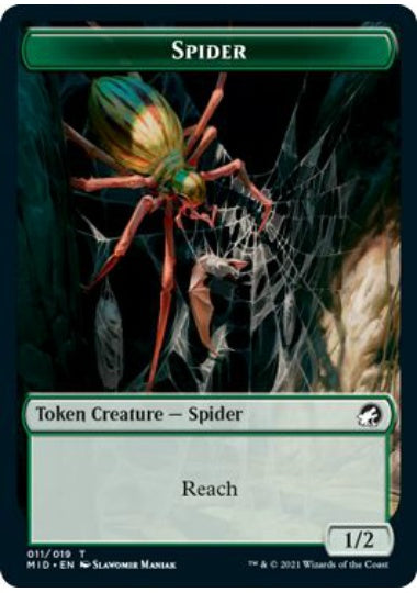(英)蜘蛛トークン / Spider Token【MID-TOKEN】 No.011