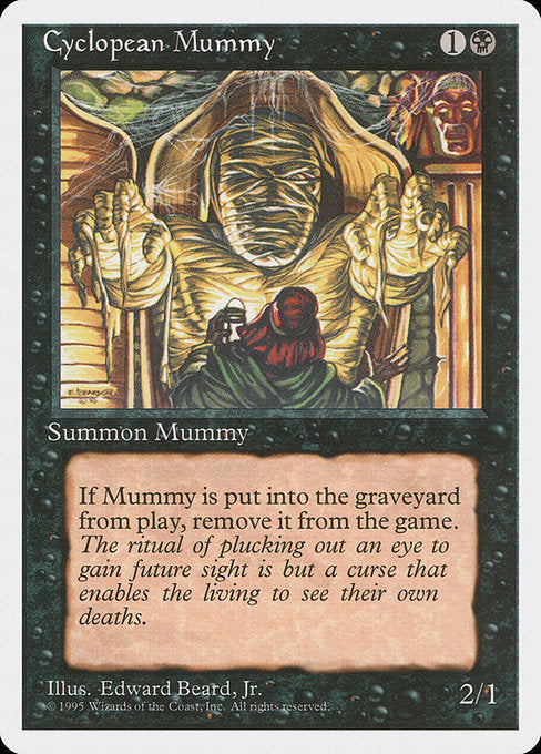 (英)隻眼のミイラ / Cyclopean Mummy【4ED】 No.128