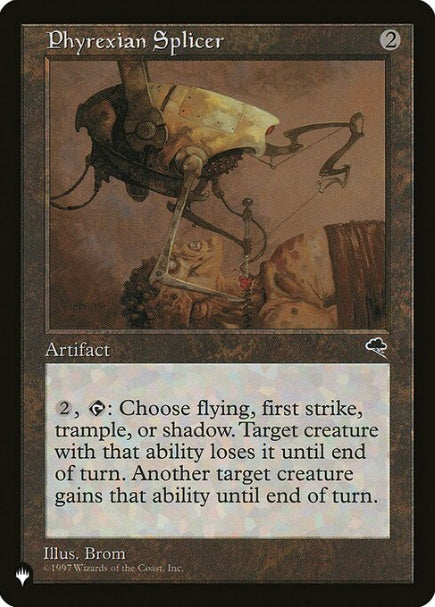 (英)ファイレクシアの接続具 / Phyrexian Splicer【LST】 No.1015
