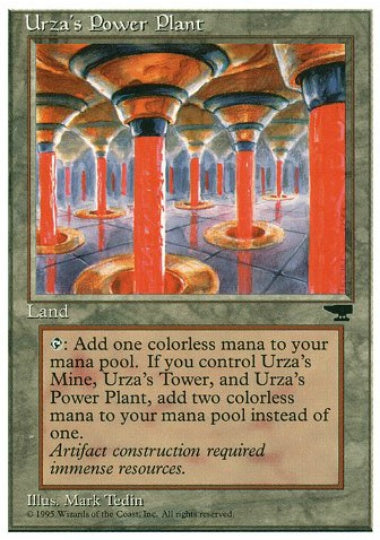 (英)ウルザの魔力炉 / Urza's Power Plant【CHR】 (柱) No.119