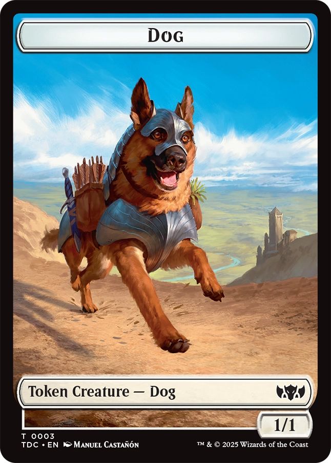 (英)犬トークン / Dog Token No.003 - ゴブリントークン / Goblin Token【TDC-TOKEN】 No.012