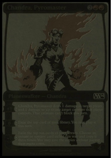 (英)【Foil】紅蓮の達人チャンドラ / Chandra, Pyromaster【PRM】SDCC2013プロモ No.059