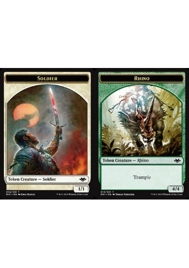 (英)兵士トークン / Soldier Token No.004 - サイトークン / Rhino Token【MH1-TOKEN】 No.013