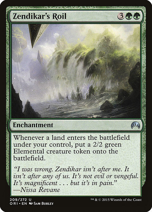 (英)【Foil】ゼンディカーの乱動 / Zendikar's Roil【ORI】 No.209