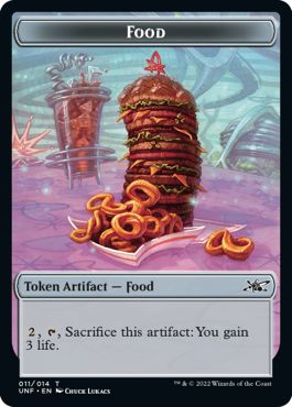 (英)食物トークン / Food Token【UNF-TOKEN】 No.011