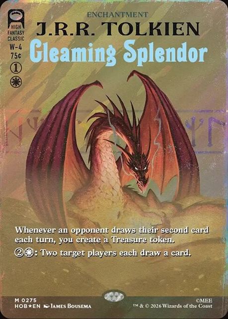 (英)【Surge-Foil】煌びやかなる豪奢 / Gleaming Splendor ★ショーケース枠★(「ブックカバー・カード」) 【HOB】 No.275
