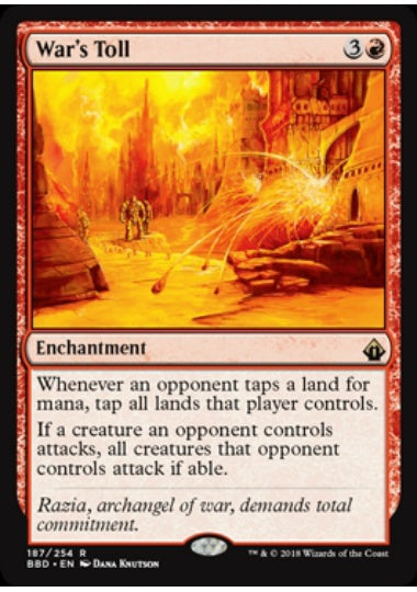 (英)【Foil】戦争の代価 / War's Toll【BBD】 No.187