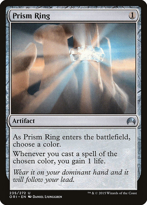 (英)【Foil】プリズムの指輪 / Prism Ring【ORI】 No.235