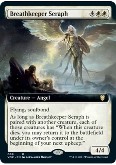 (英)息繋ぎの熾天使 / Breathkeeper Seraph ★拡張枠★ 【VOC】 No.069