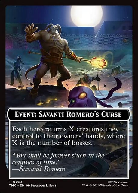(英)Event: Savanti Romero's Curse 【TMC-TOKEN】 No.023