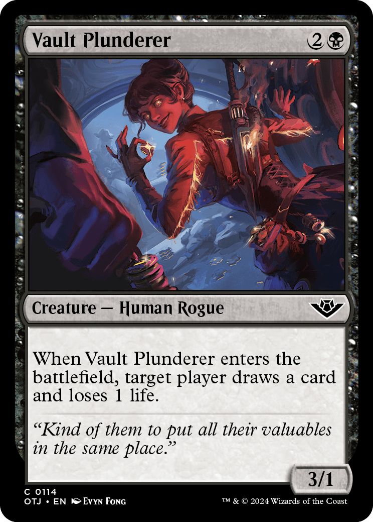 (英)【Foil】金庫の略取者 / Vault Plunderer【OTJ】 No.114