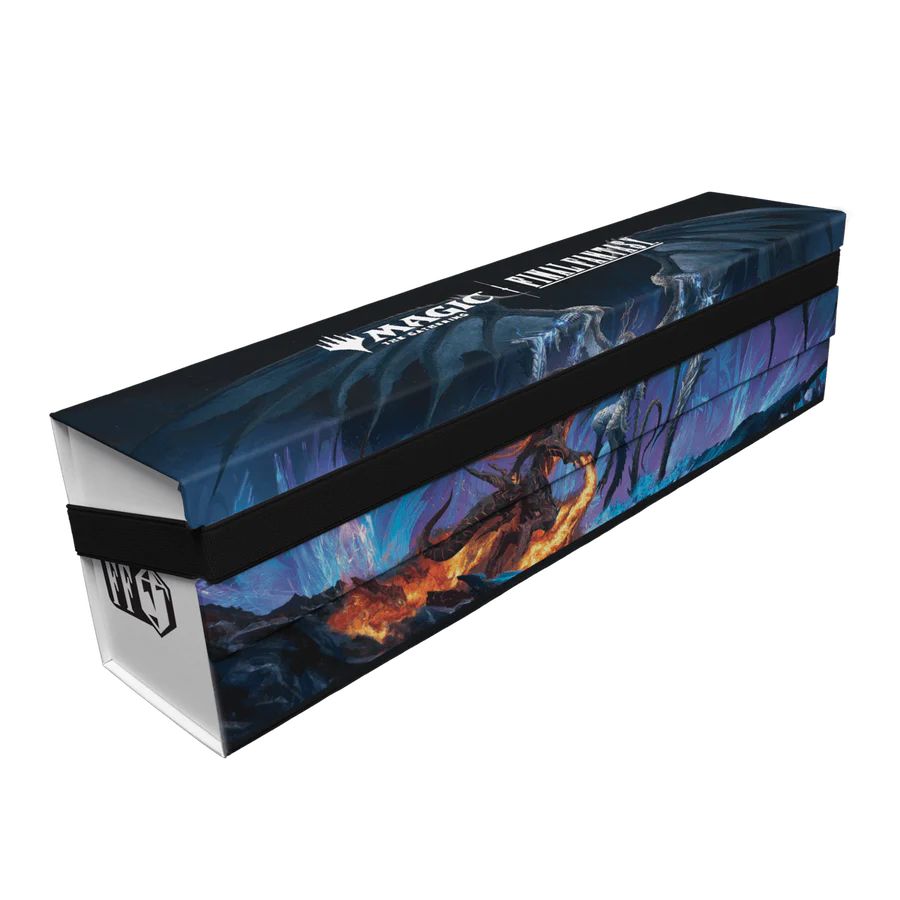 【サプライ】 ウルトラプロ 500+フラットパック収容BOX「バハムート＆イフリート」(38737) ※発送方法は「ゆうパック」を選択してください。