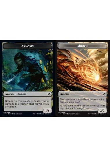 (英)暗殺者トークン / Assassin Token No.009 - 変異トークン / Morph Token【C19-TOKEN】 No.027