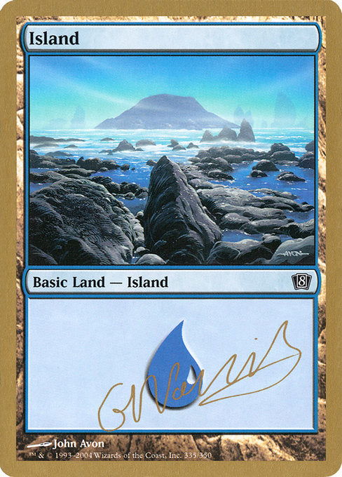 (英)島 / Island【WC04】 World Championship Decks 2004 Gabriel Nassif 金枠 No.088