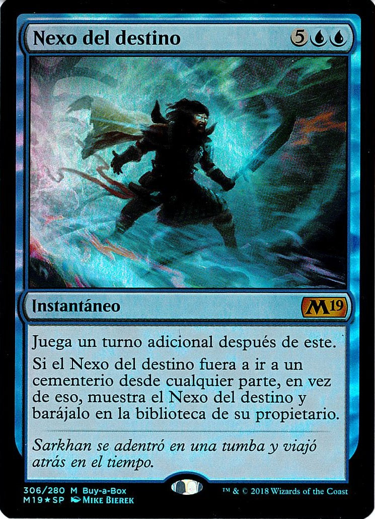 (スペイン語)Nexo del destino / Nexus of Fate【M19】 【Foil】 Box購入プロモ No.306