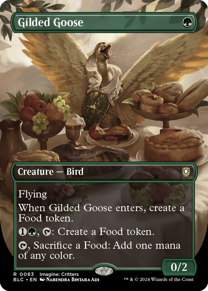 (英)金のガチョウ / Gilded Goose ★ボーダーレス★(イマジン：勇敢なる生き物たち) 【BLC】 No.083