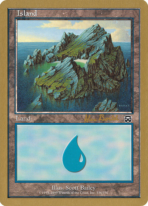 (英)島 / Island【WC01】 World Championship Decks 2001 Alex Borteh 金枠 No.098