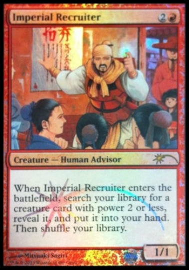 (英)【Foil】帝国の徴募兵 / Imperial Recruiter【PRM】ジャッジ褒賞 No.001