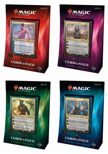 (英)統率者2018 デッキ4個セット / Commander 2018【BOX】 ※発送方法は「ゆうパック」を選択してください。