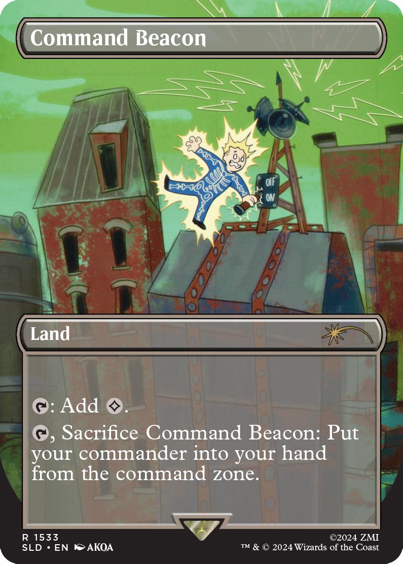 (英)統率の灯台 / Command Beacon【SLD】 Secret Lair x Fallout: Points of Interest No.1533