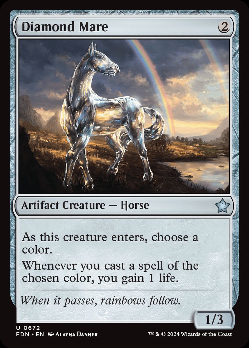 (英)金剛牝馬 / Diamond Mare【FDN】 Starter Collection収録 No.672