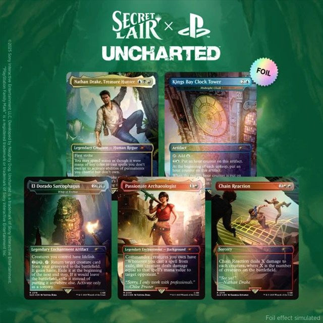 (英)Secret Lair x Uncharted Foil Edition 【BOX】 ※発送方法は「ゆうパック」を選択してください。