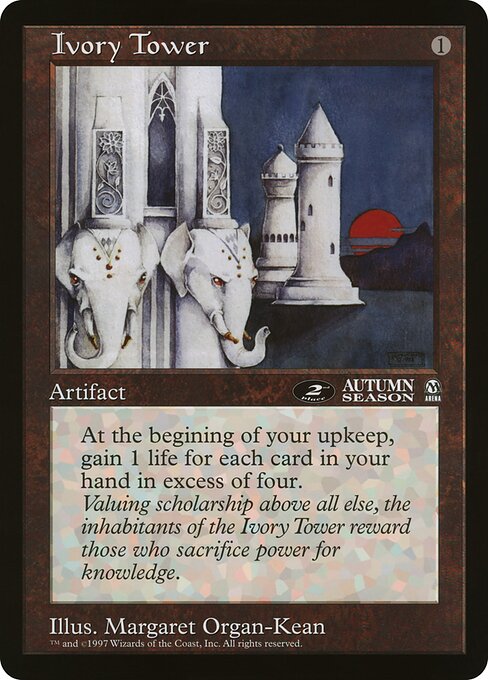 (英)象牙の塔 / Ivory Tower【PRM】 アリーナプロモ 【Oversized Card】 BIG-PRM-032 ※トーナメントで使用することはできません。