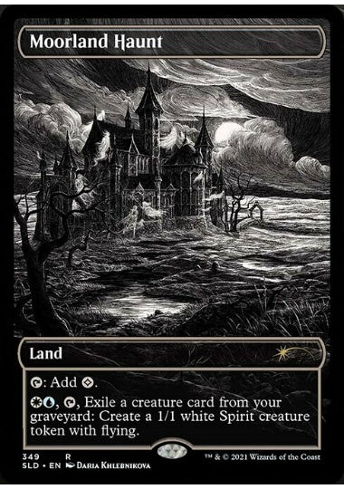 (英)【Foil】ムーアランドの憑依地 / Moorland Haunt【SLD】Showcase: Midnight Hunt No.349