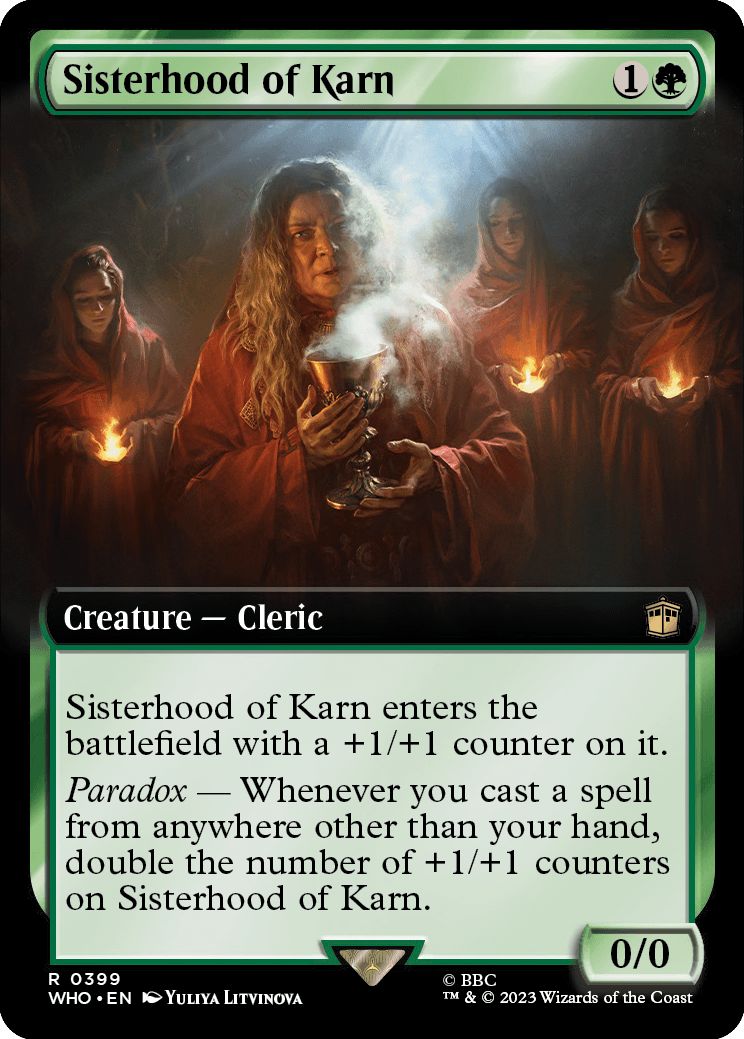 (英)【Foil】カーンのシスターフッド / Sisterhood of Karn ★拡張枠★ 【WHO】 No.0399