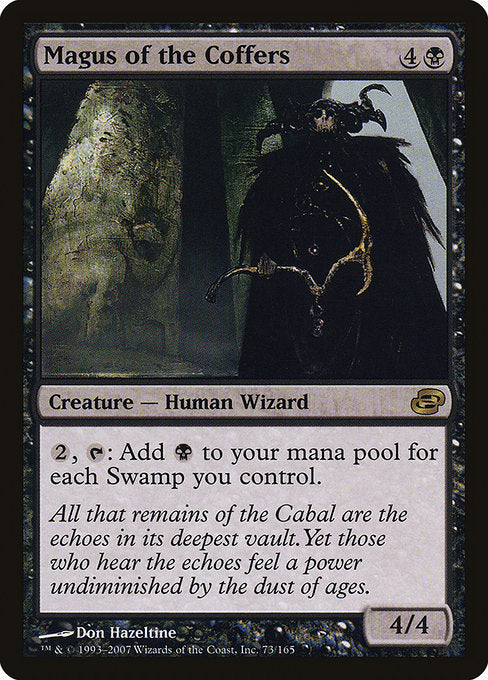 (英)【Foil】貴重品室の大魔術師 / Magus of the Coffers【PLC】 No.073