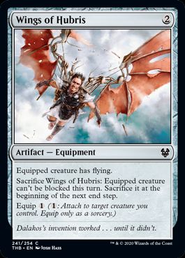 (英)【Foil】傲慢の翼 / Wings of Hubris【THB】 No.241