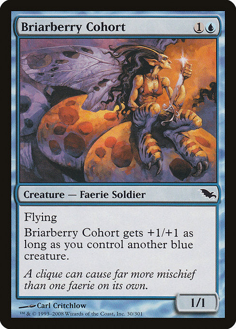 (英)【Foil】茨苺の群勢 / Briarberry Cohort【SHM】 No.030