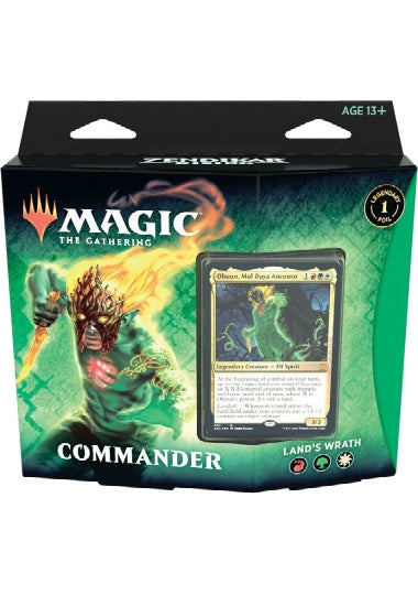 (英)ゼンディカーの夜明け 統率者デッキ「土地の怒り」 / Zendikar Rising Commander Deck「Land's Wrath」【BOX】 ※発送方法は「ゆうパック」を選択してください。