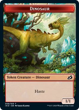 (英)恐竜トークン / Dinosaur Token【IKO-TOKEN】 No.008