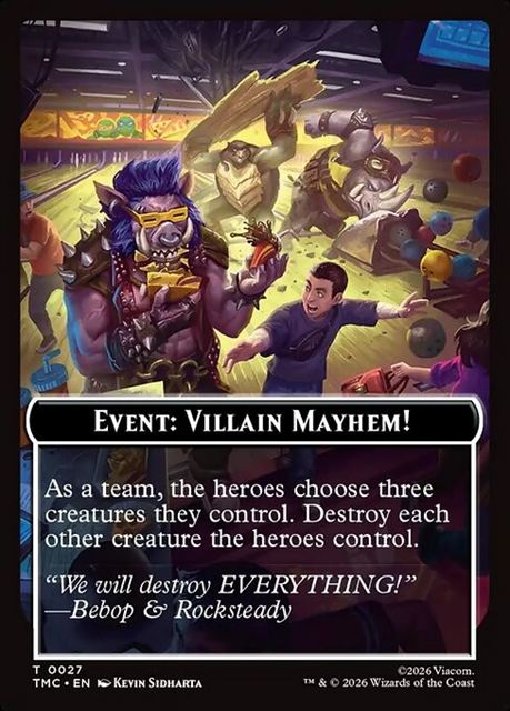 (英)Event: Villain Mayhem! 【TMC-TOKEN】 No.027