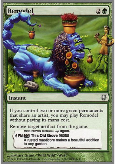 (英)【Foil】Remodel 【UNH】 No.108