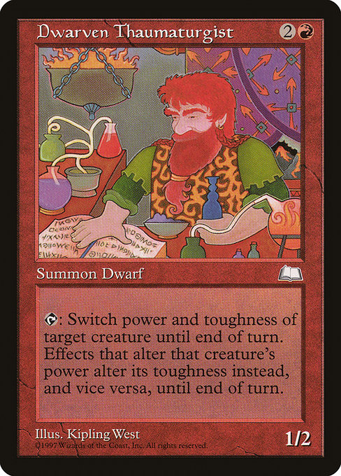 (英)ドワーフの秘術師 / Dwarven Thaumaturgist【WTH】 No.098