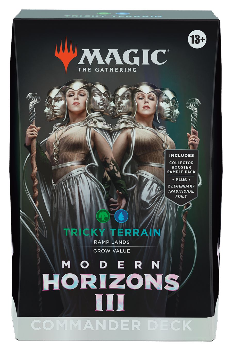 (英)モダンホライゾン３ 統率者デッキ「策動する土地」 / Modern Horizons 3 Commander Deck "Tricky Terrain"【BOX】 ※発送方法は「ゆうパック」を選択してください。