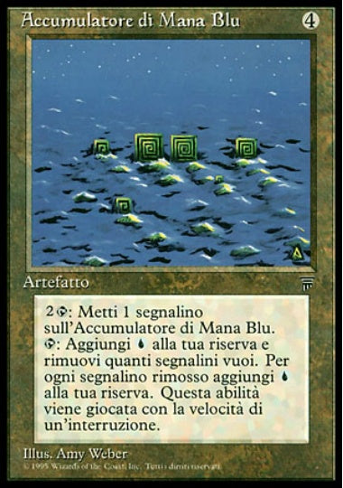 (イタリア語)Accumulatore di Mana Blu / Blue Mana Battery【LEG】 No.275