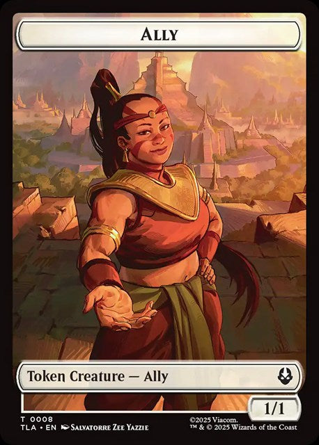 (英)【Foil】同盟者トークン / Ally Token No.008 - 手掛かりトークン / Clue Token 【TLA-TOKEN】 No.016