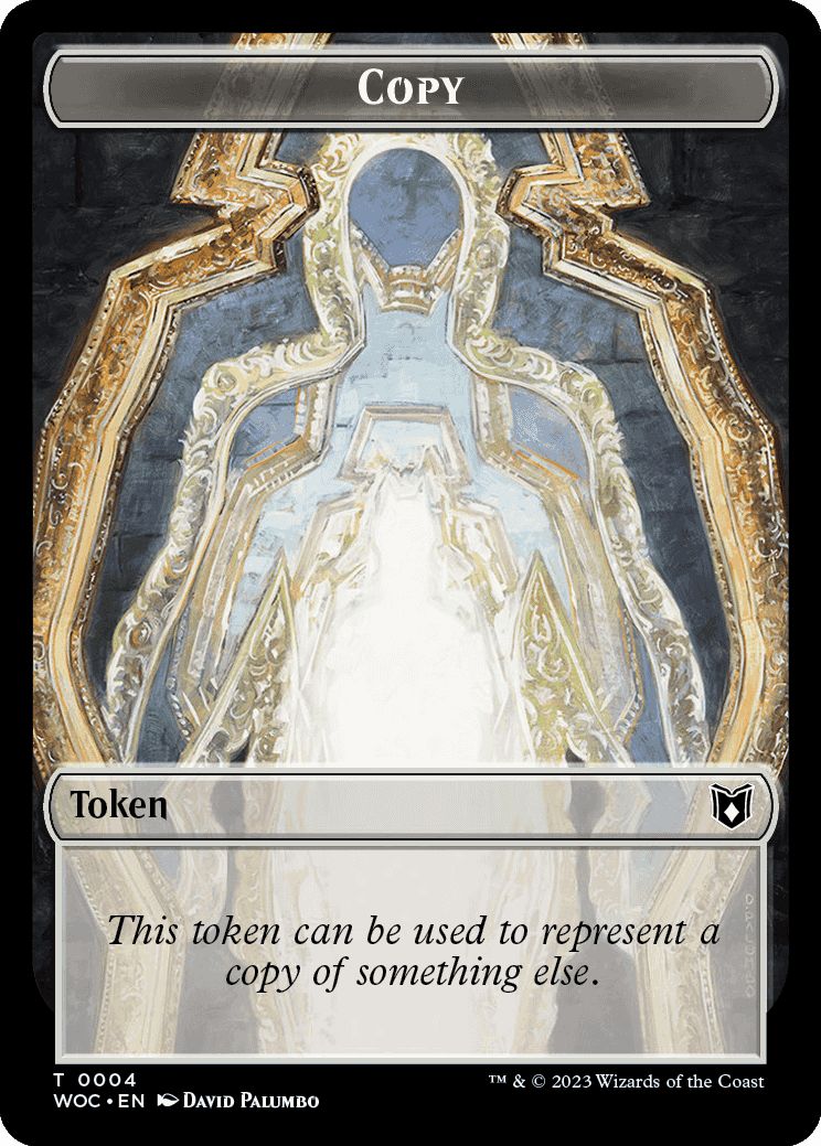 (英)コピートークン / Copy Token No.004 - フェアリー・ならず者トークン / Faerie Rogue Token【WOC-TOKEN】 No.016
