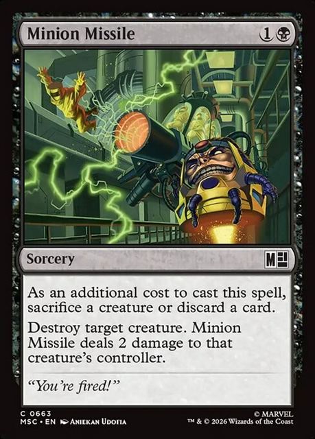 (英)【Foil】手下ミサイル / Minion Missile【MSC】 No.663