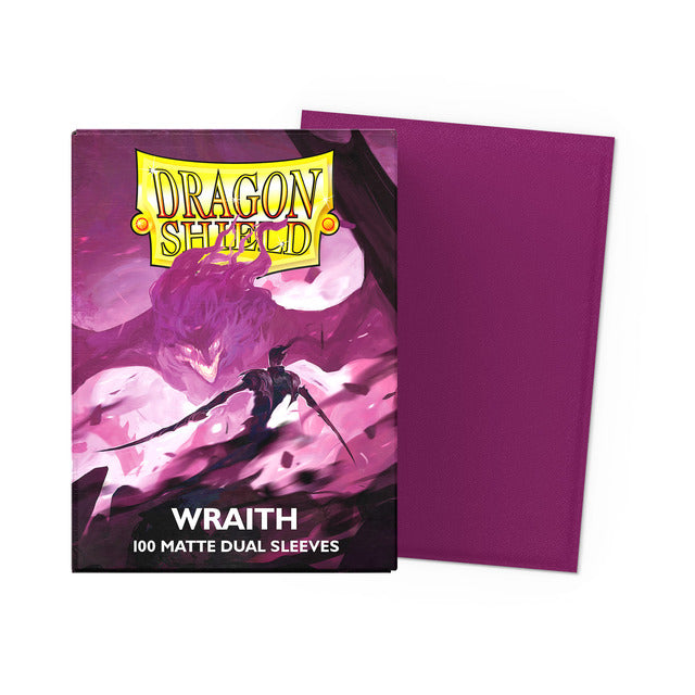 【サプライ】 ドラゴンシールド Dual Matte Sleeves Wraith   ※発送方法は「ゆうパック」を選択してください。