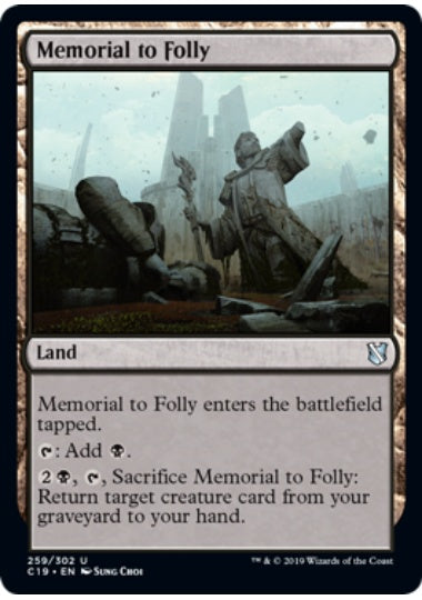 (英)愚蒙の記念像 / Memorial to Folly【C19】 No.259