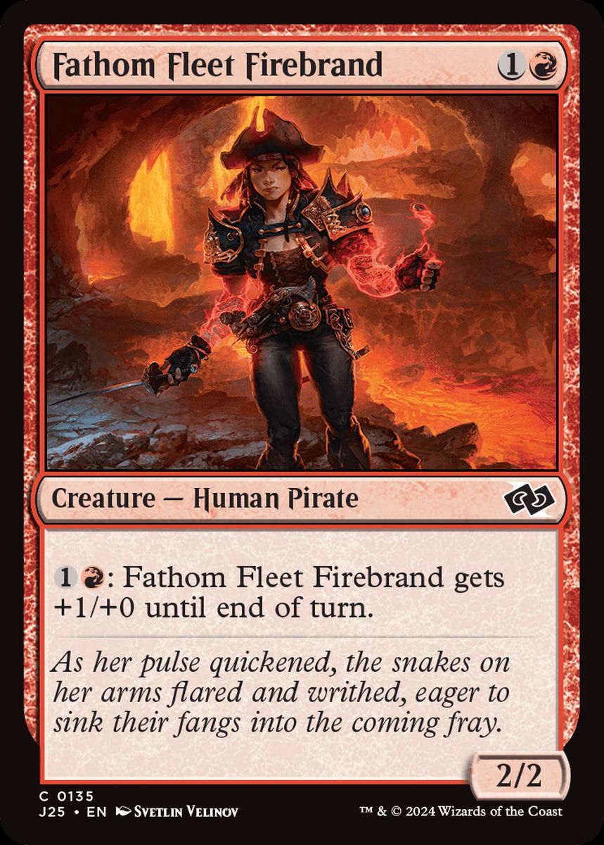 (英)深海艦隊の扇動者 / Fathom Fleet Firebrand【J25】 No.135