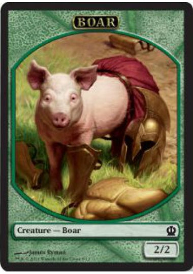 (英)猪トークン / Boar Token【THS-TOKEN】 No.008