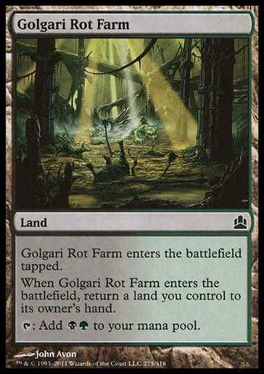 (英)ゴルガリの腐敗農場 / Golgari Rot Farm【CMD】 No.275