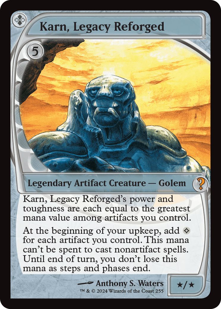 (英)【Foil】再鍛されたレガシー、カーン / Karn, Legacy Reforged【MB2】 No.255