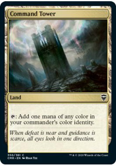(英)【Foil】統率の塔 / Command Tower【CMR】 No.350